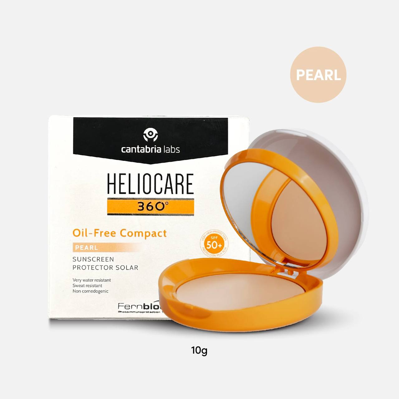 Heliocare Color Oil-Free Compact SPF 50+ PA++++ Pearl/Beige/ Bronze (10G)