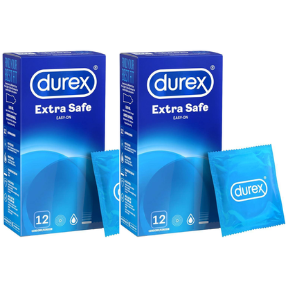 Durex Pleasuremax/ Extra Safe/ Fetherlite Thin 12s (Bundle of 2) + 5ml Perspirex Original Complimentary