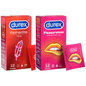 Durex Pleasuremax/ Extra Safe/ Fetherlite Thin 12s (Bundle of 2) + 5ml Perspirex Original Complimentary