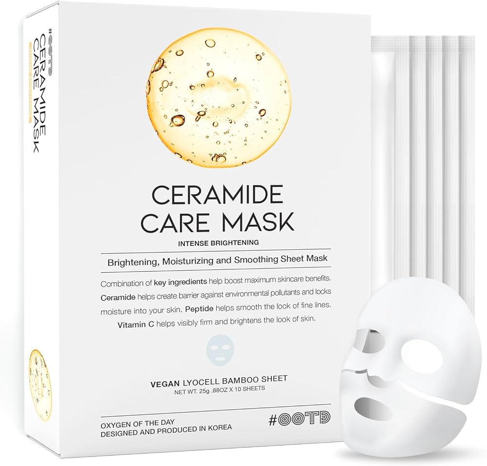 #OOTD Mask Box (10 Sheets) - Ceramide, Cica, Collagen, Retinol
