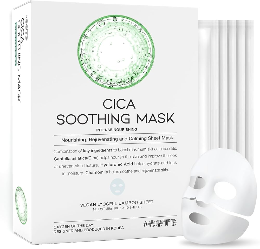 #OOTD Mask Box (10 Sheets) - Ceramide, Cica, Collagen, Retinol
