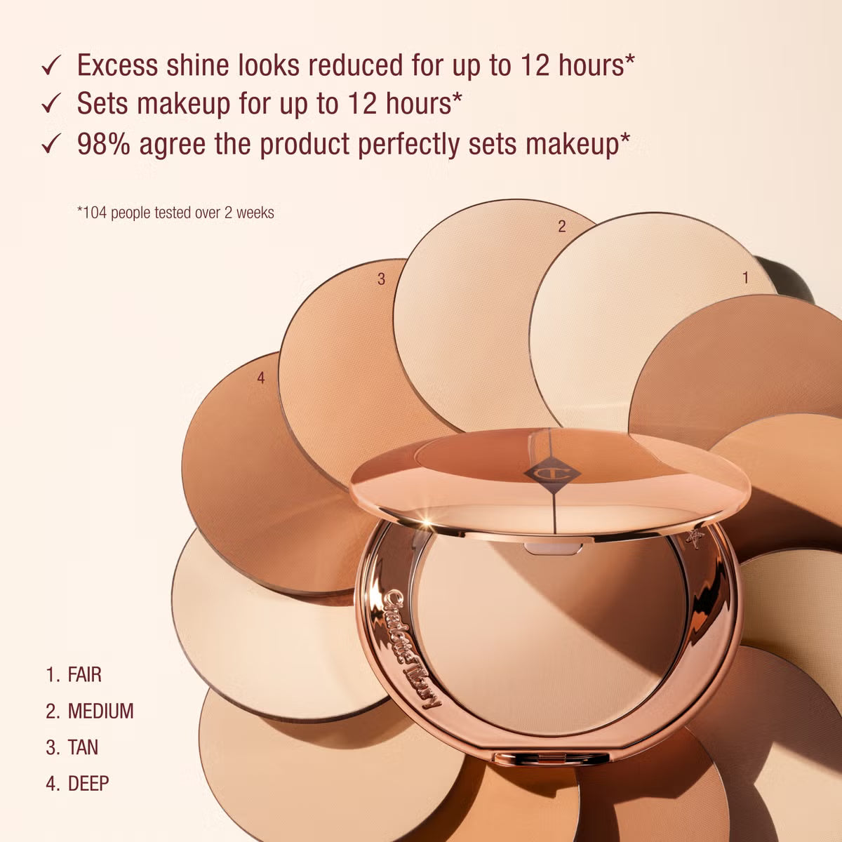 Charlotte Tilbury Airbrush Flawless Complexion Smoothing Micro Powder #1 Fair