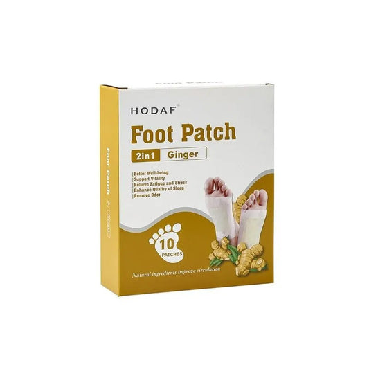 Hodaf Foot Patch 2 In 1 Ginger (10 Patches)