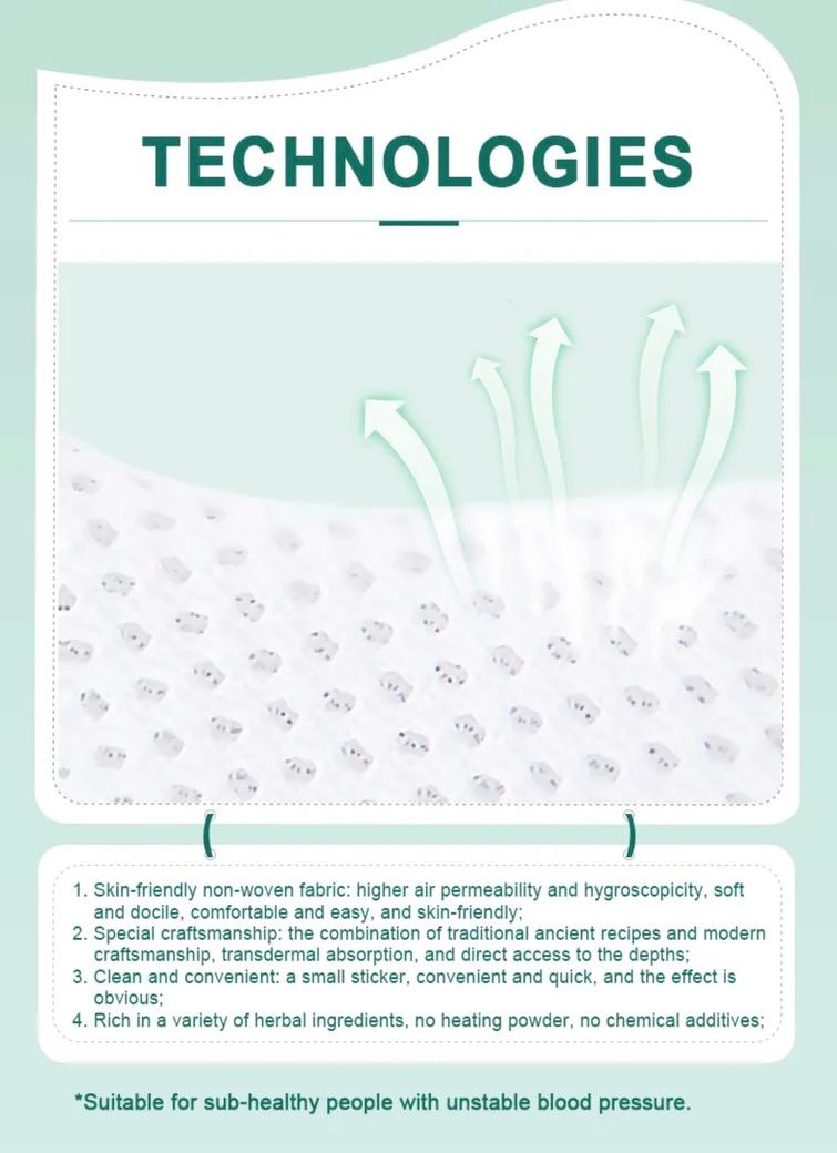HODAF Hypotensive Regulation Plaster (10 Patches)