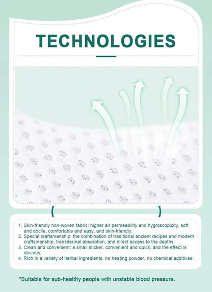 HODAF Hypotensive Regulation Plaster (10 Patches)