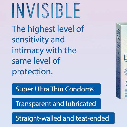 Durex Invisible Extra Lubricated/ Sensitive 10s (Bundle of 2) + 5ml Perspirex Original Complimentary