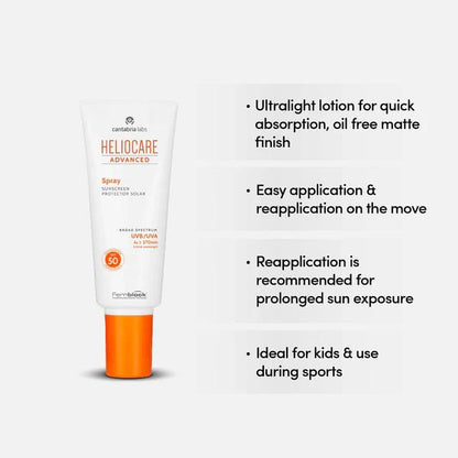 Heliocare Advanced Spray Sunscreen SPF50 (200ml)