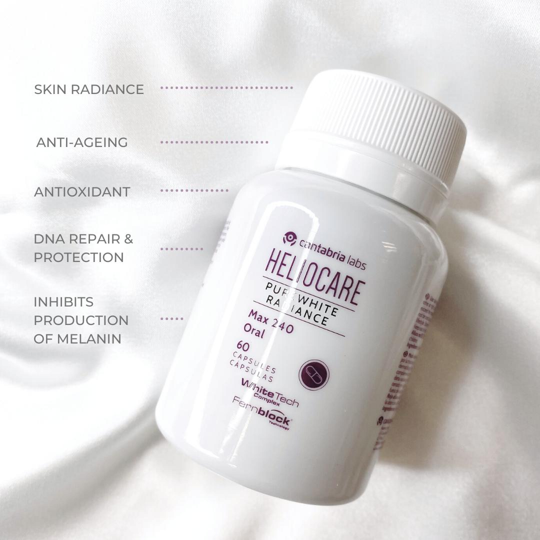Heliocare Purewhite Radiance Max 240mg (60 Capsules)