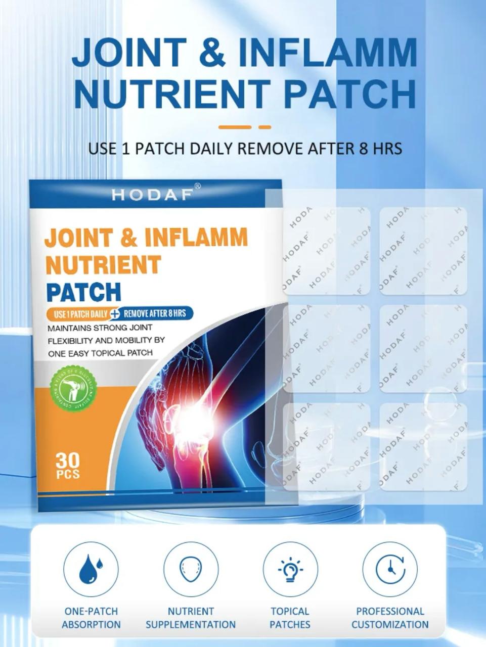 Hodaf Joint Inflammation Nutrition Patch (30 Pcs)