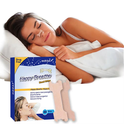 Hodaf Happy Breathe Nasal Strip (30 Pcs)