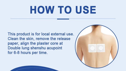 Hodaf Cough and Asthma Relief Plaster (10 Patches)
