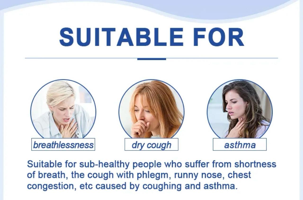 Hodaf Cough and Asthma Relief Plaster (10 Patches)