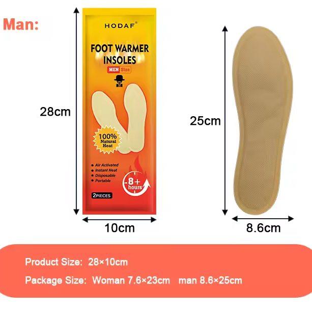 Hodaf Foot Warmer (2 Pcs Men Size)