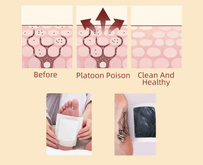 Hodaf Foot Patch 2 In 1 Ginger (10 Patches)