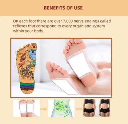 Hodaf Foot Patch 2 In 1 Ginger (10 Patches)
