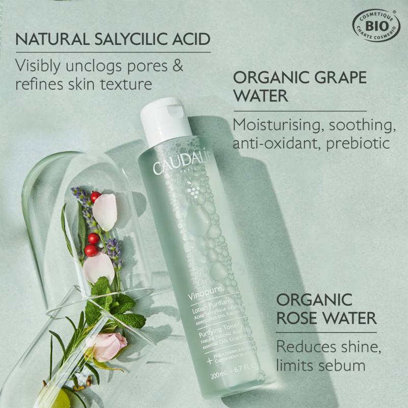 Caudalie Vinopure Purifying Toner 200ml