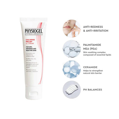 Physiogel Calming Relief A.I. Cream 100ml (For Dry, Irritated & Sensitive Skin)