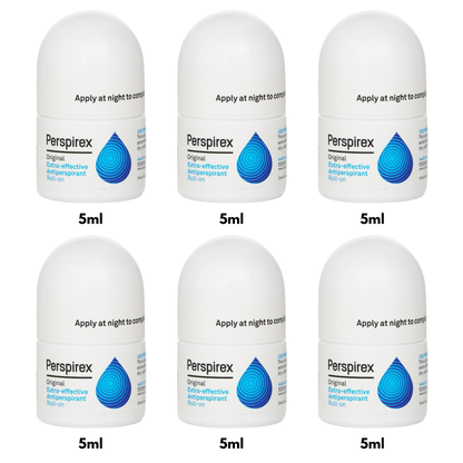 Perspirex Original Extra-Effective Roll-On 5ml x 6 Pcs