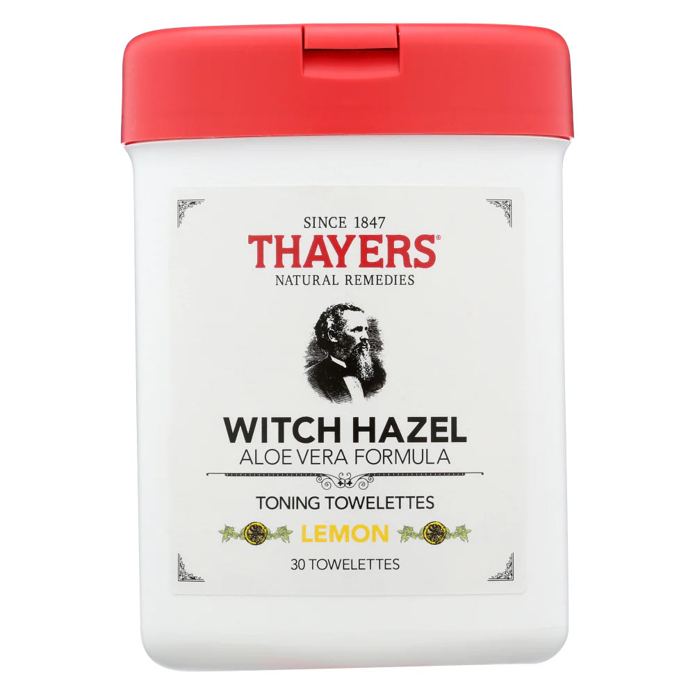 Thayers Toning Towelettes 30 Wipes